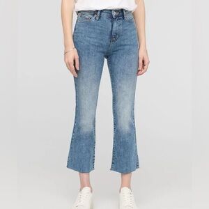Performance Denim High Rise Kick Flare - Beach Blue